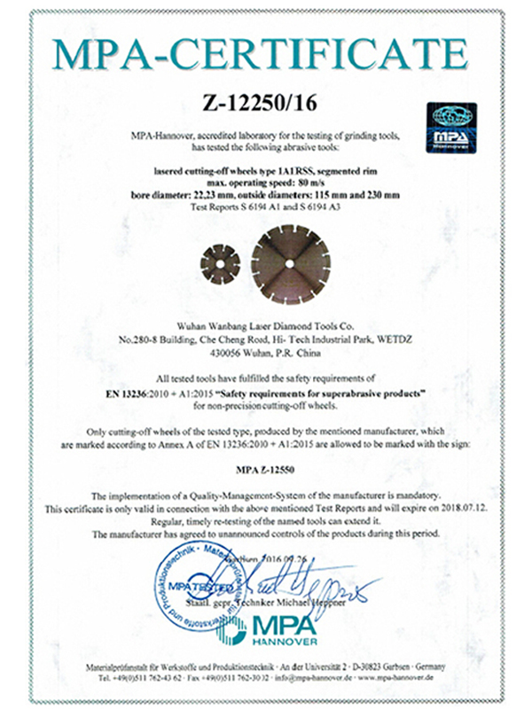 Certifications