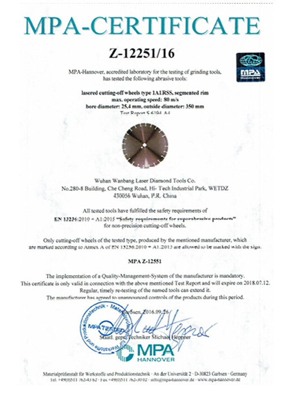 Certifications